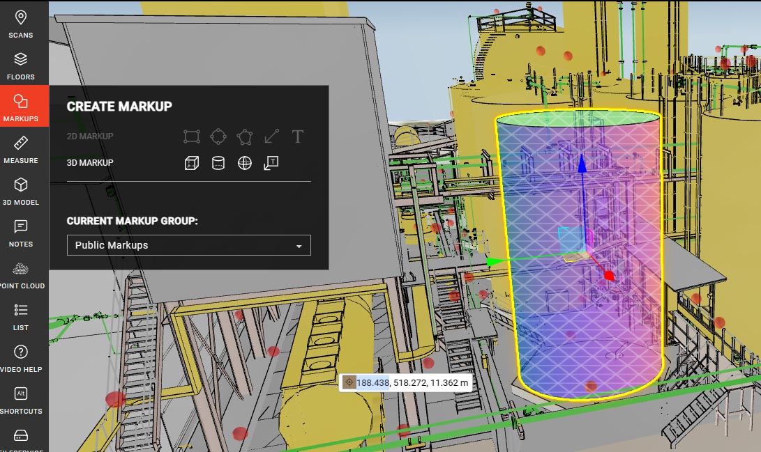 Picture 2.  New object place simulation – powered by Webpano from 3Deling
