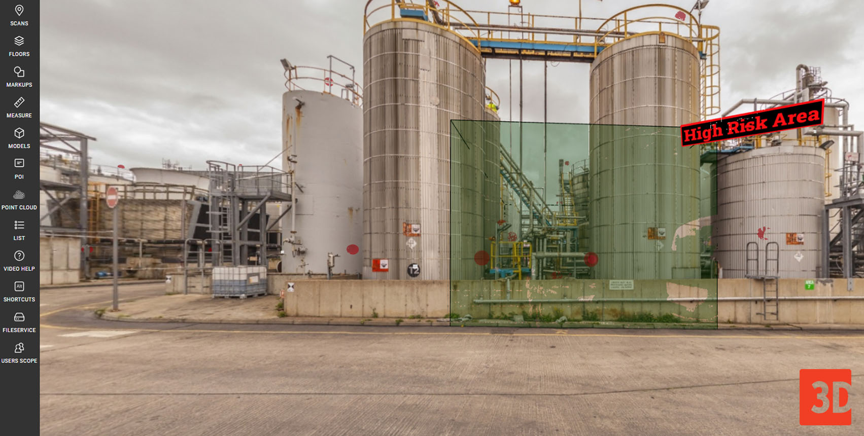 Webpano Visual Plant API standards high risk