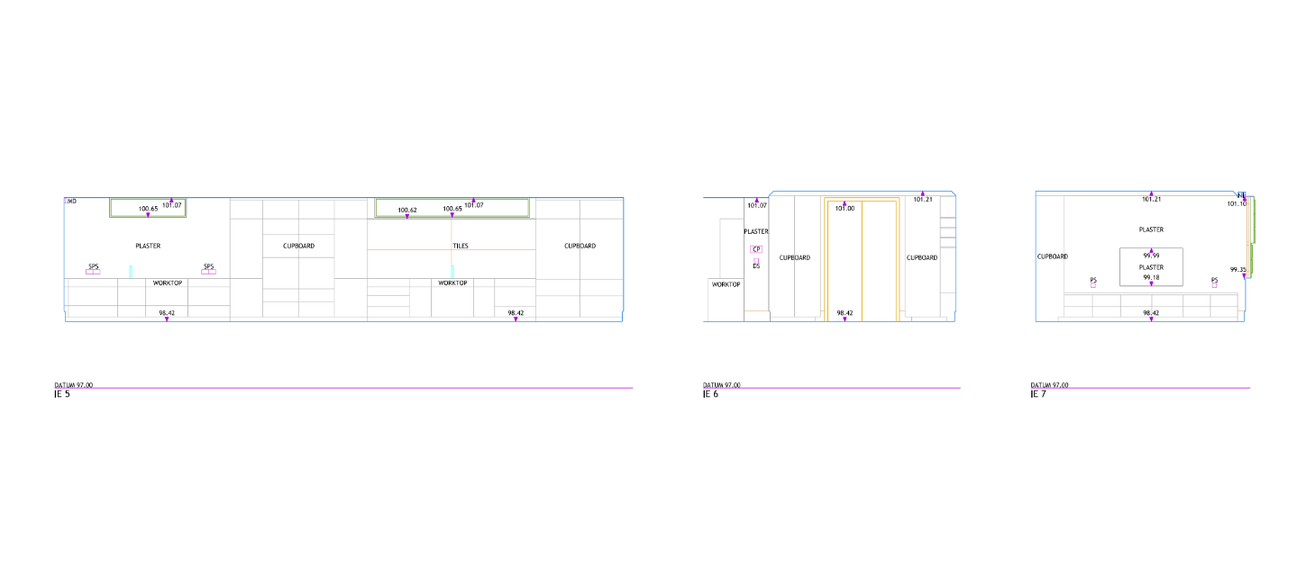 internal elevation drawing detailed autocad example