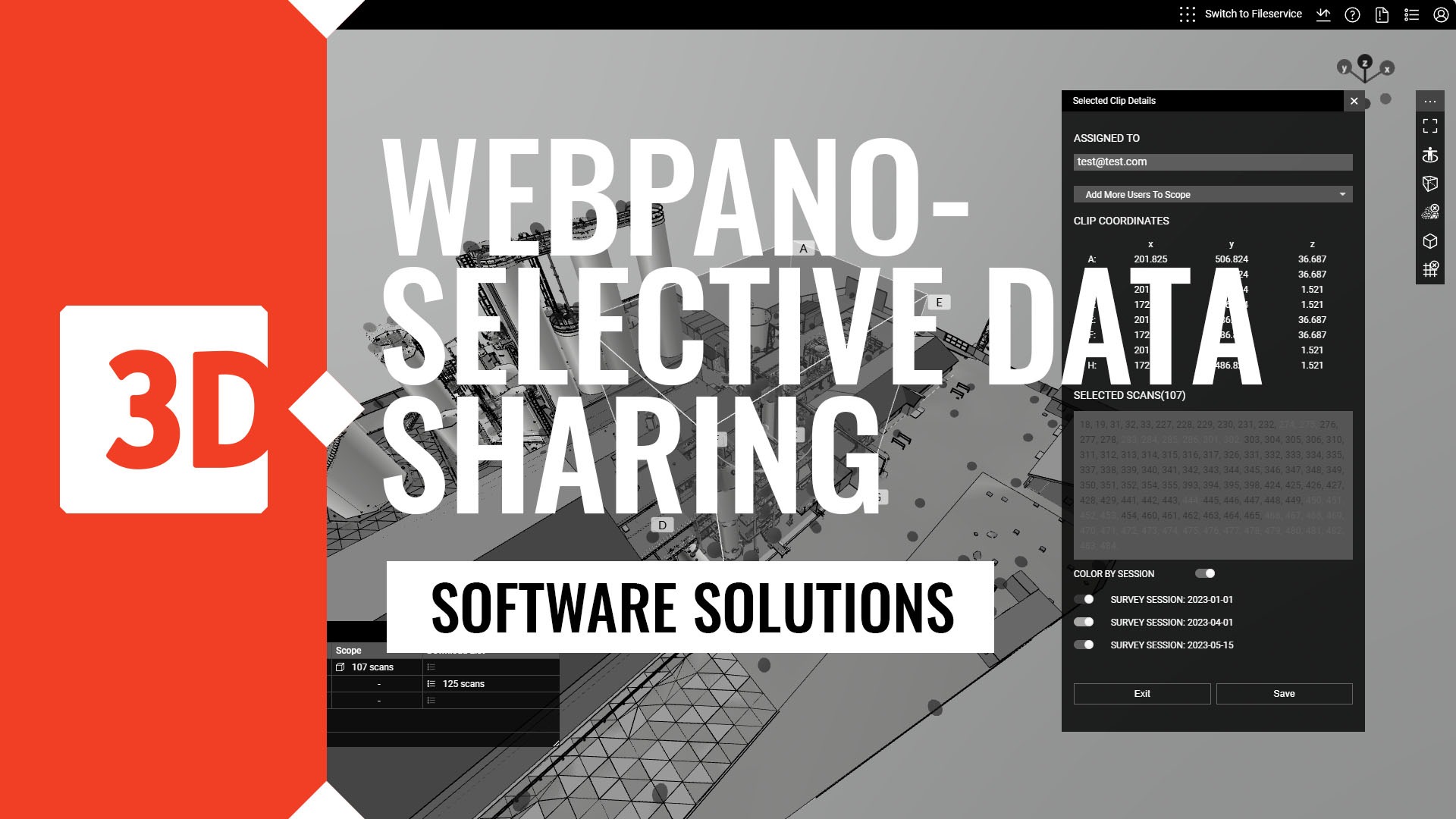 Selective Scan Data Sharing | WebPano